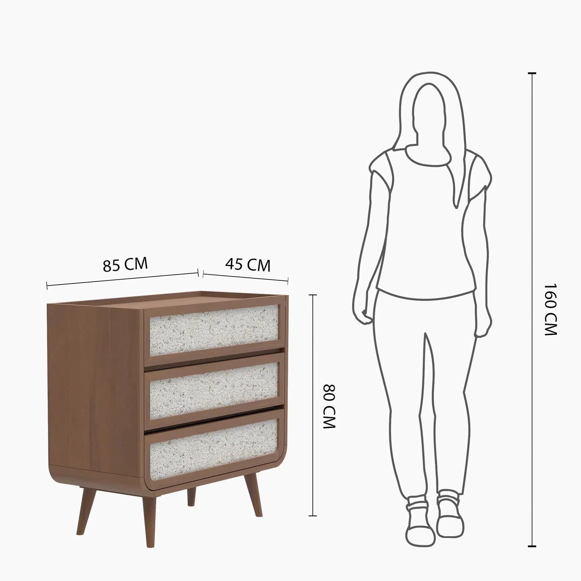 Oxy - Three Drawer Chest
