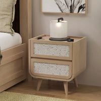 Oxy - Two Drawer Bedside Table