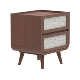 Oxy - Two Drawer Bedside Table