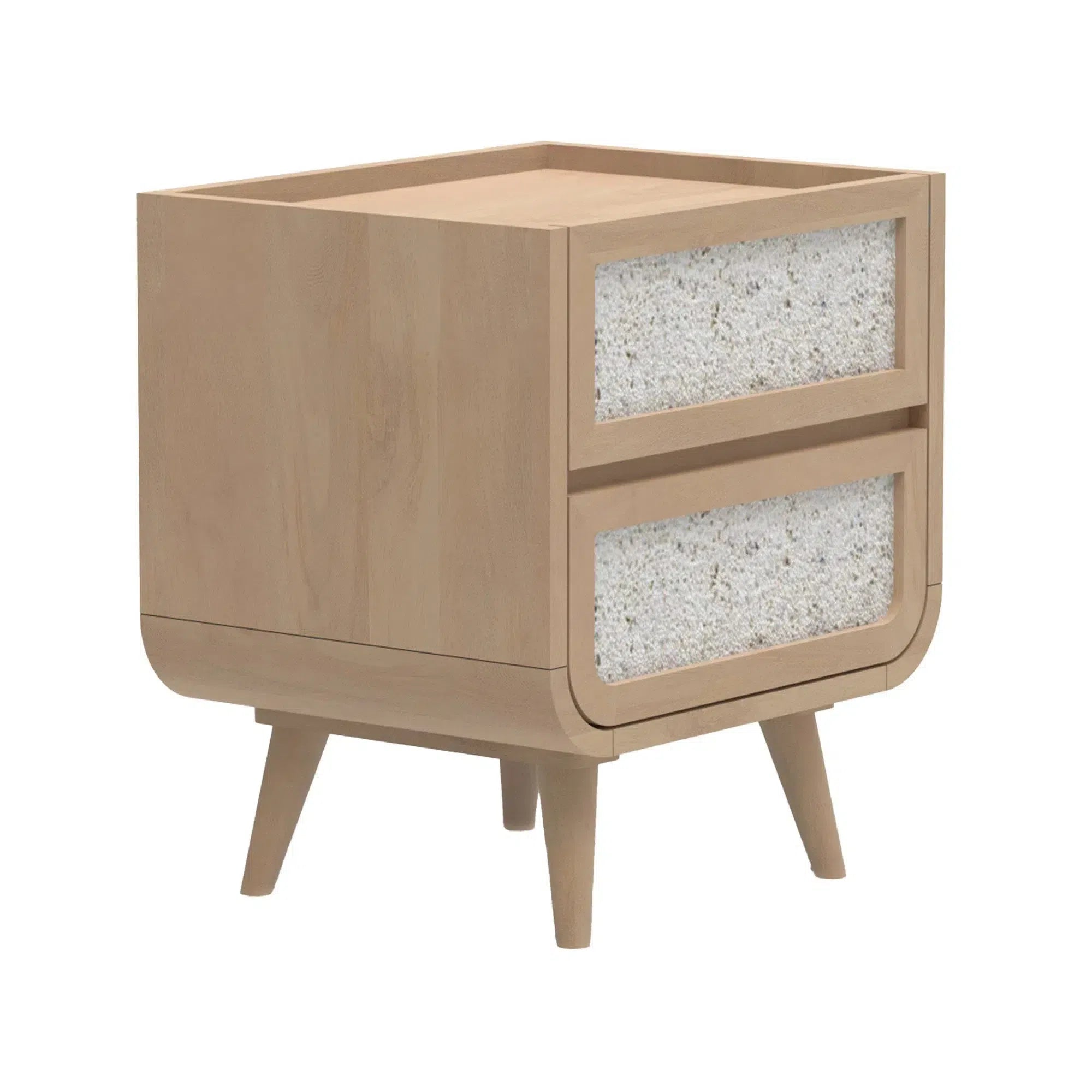 Oxy - Two Drawer Bedside Table