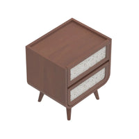 Oxy - Two Drawer Bedside Table
