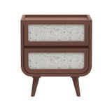 Oxy - Two Drawer Bedside Table