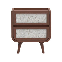 Oxy - Two Drawer Bedside Table