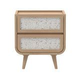 Oxy - Two Drawer Bedside Table