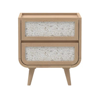 Oxy - Two Drawer Bedside Table