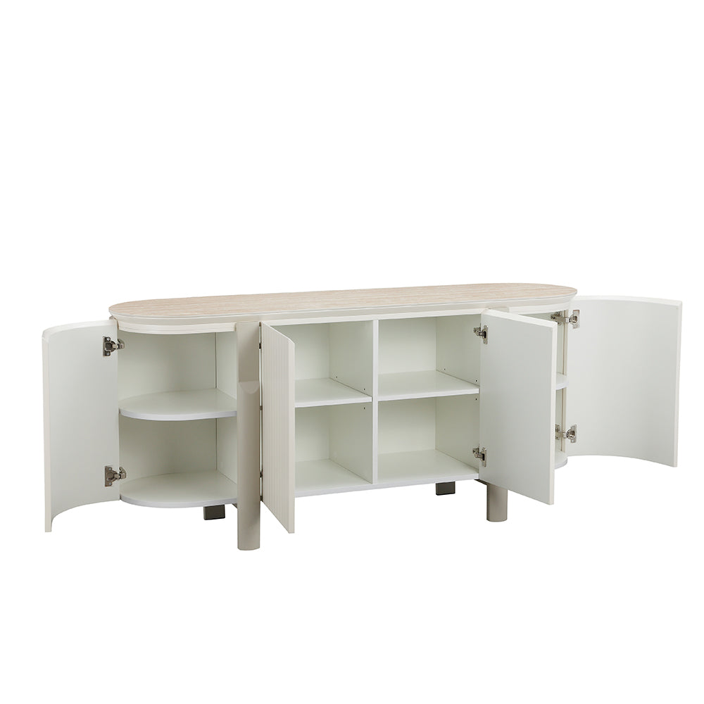 Athena - Large Sideboard (Matt Cream)