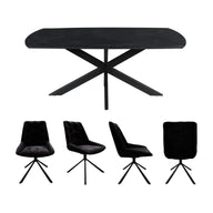 Pablo Dining Table & Huxley Dining Chair set