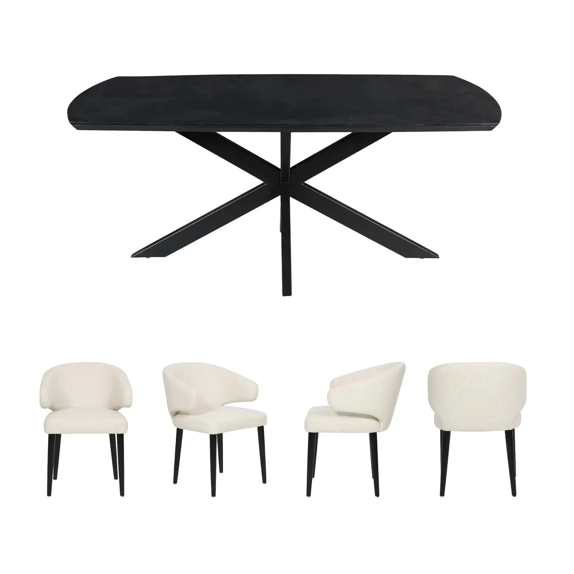 Pablo Dining Table & Imogen Chair Set