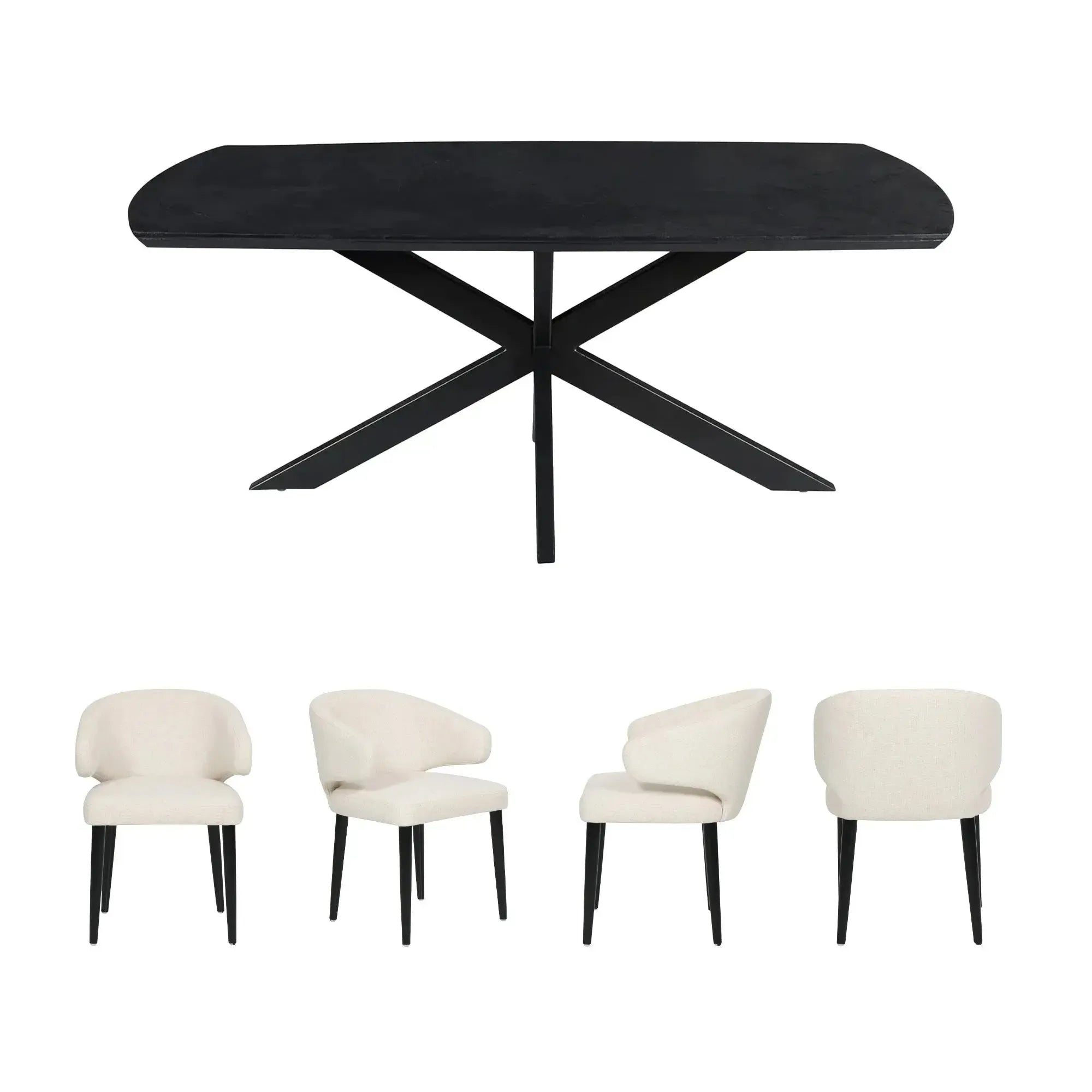 Pablo Dining Table & Imogen Chair Set