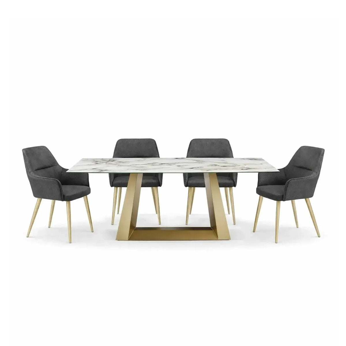 Palermo Dining Table and 4 Chairs