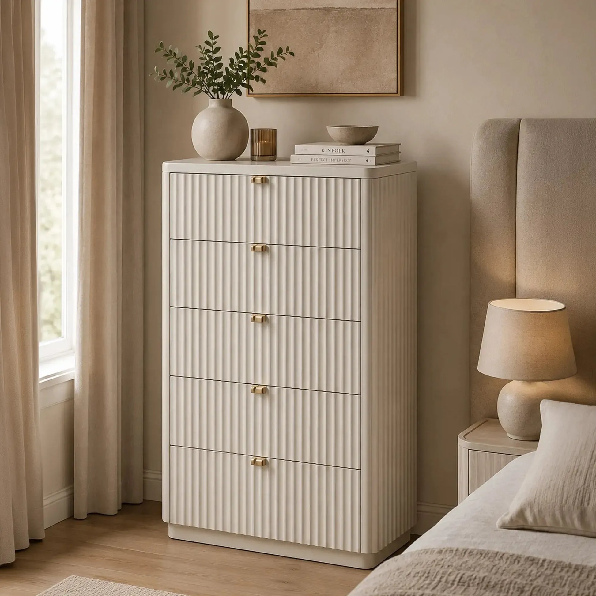 Paxton - Tall 5 Drawer Chest