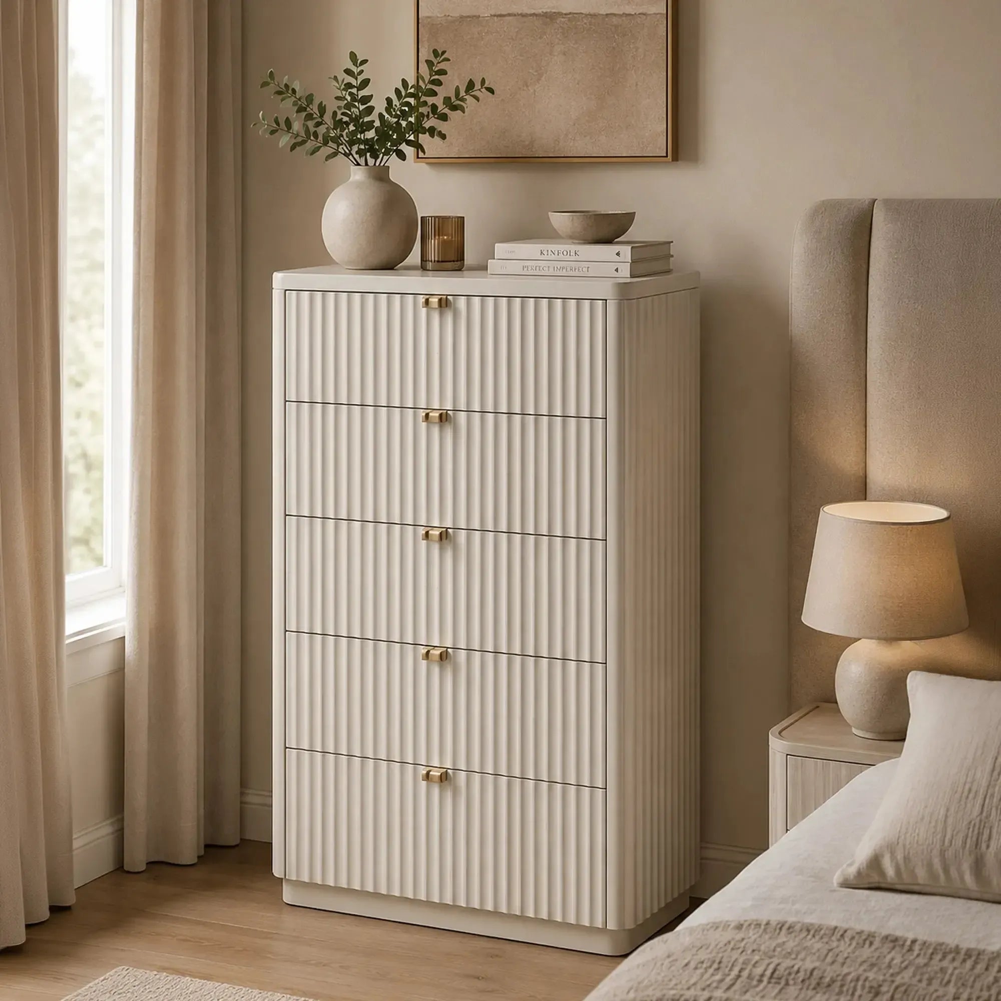 Paxton - Tall 5 Drawer Chest