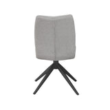 Petra Dining Chair with Armrests - Light Grey