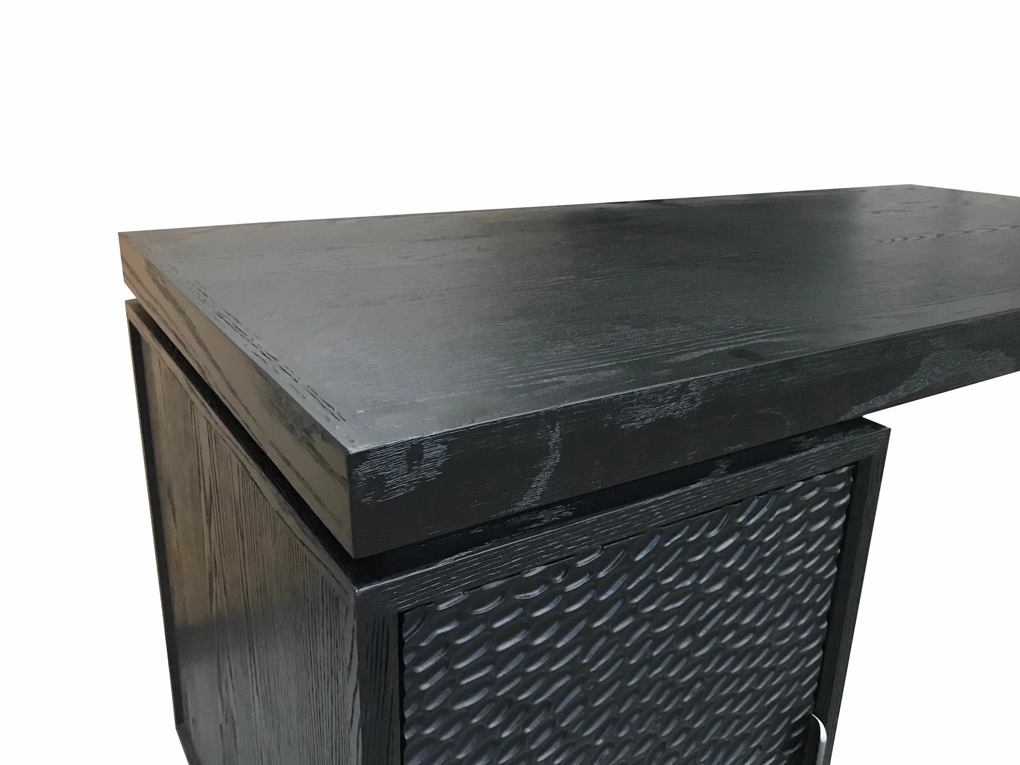 Phantom Black - Desk with Glass Top