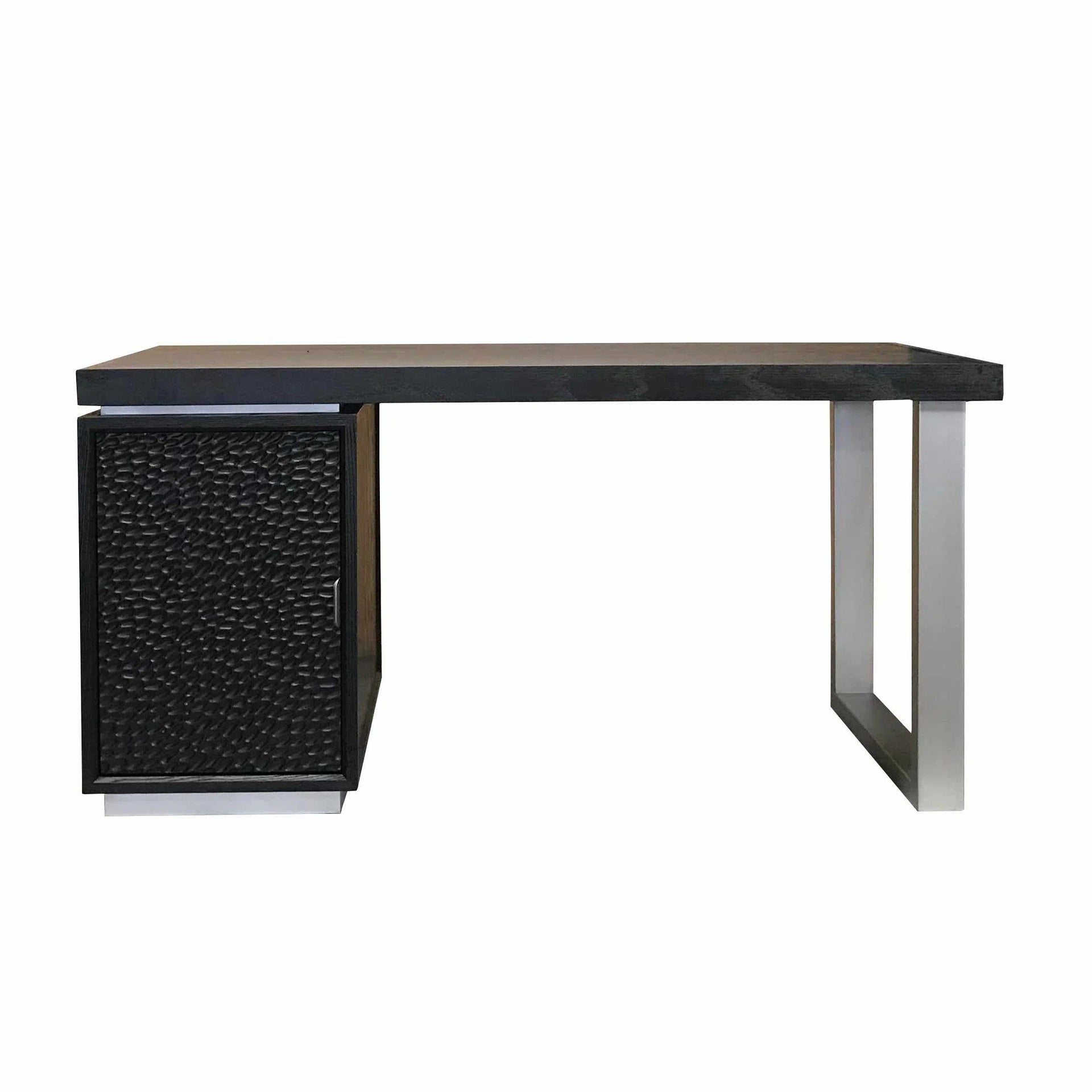 Phantom Black - Desk with Glass Top