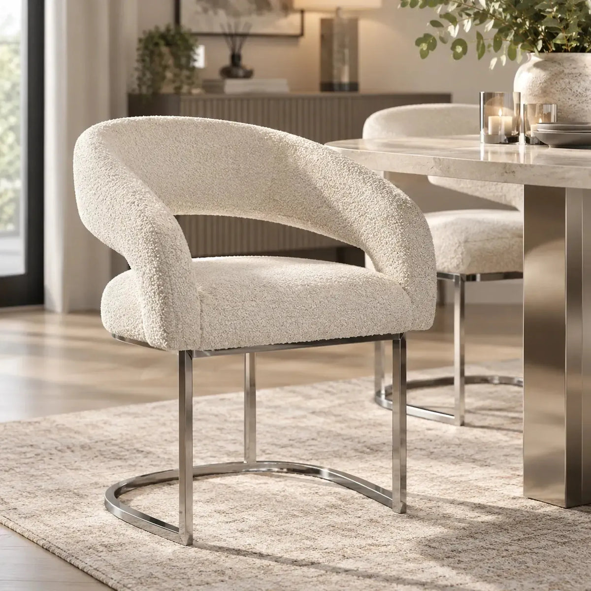 Phoebe - Dining Chair (Cream)