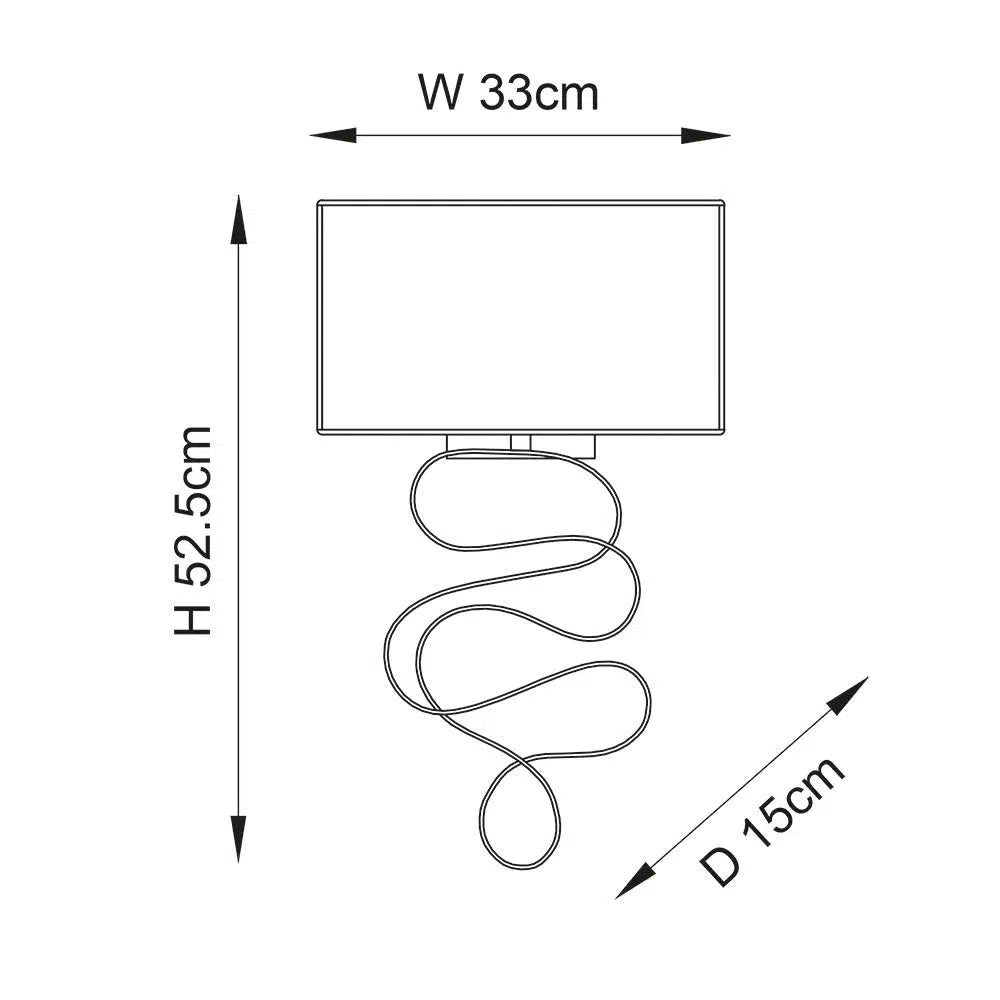 Pierre - Wall Light With Ivory Shade
