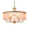 Poise - Champagne And Rose Pink Chandelier