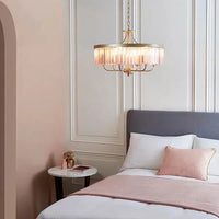 Poise - Champagne And Rose Pink Chandelier