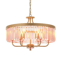 Poise - Champagne And Rose Pink Chandelier