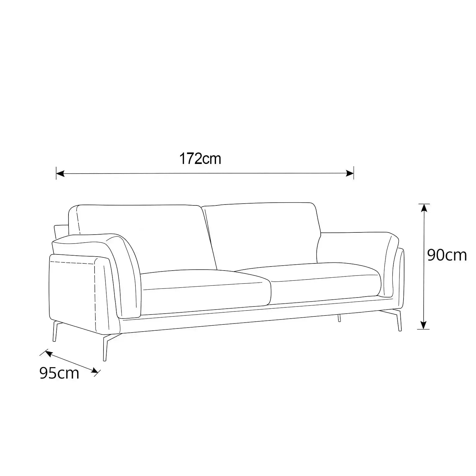 Preston - 2 Seater Static