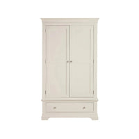 Provence - 2 Door Wardrobe with Drawer - Cream