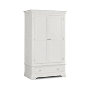 Provence - 2 Door Wardrobe with Drawer - White