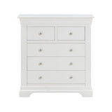 Provence - 2 over 3 Drawer Chest - White