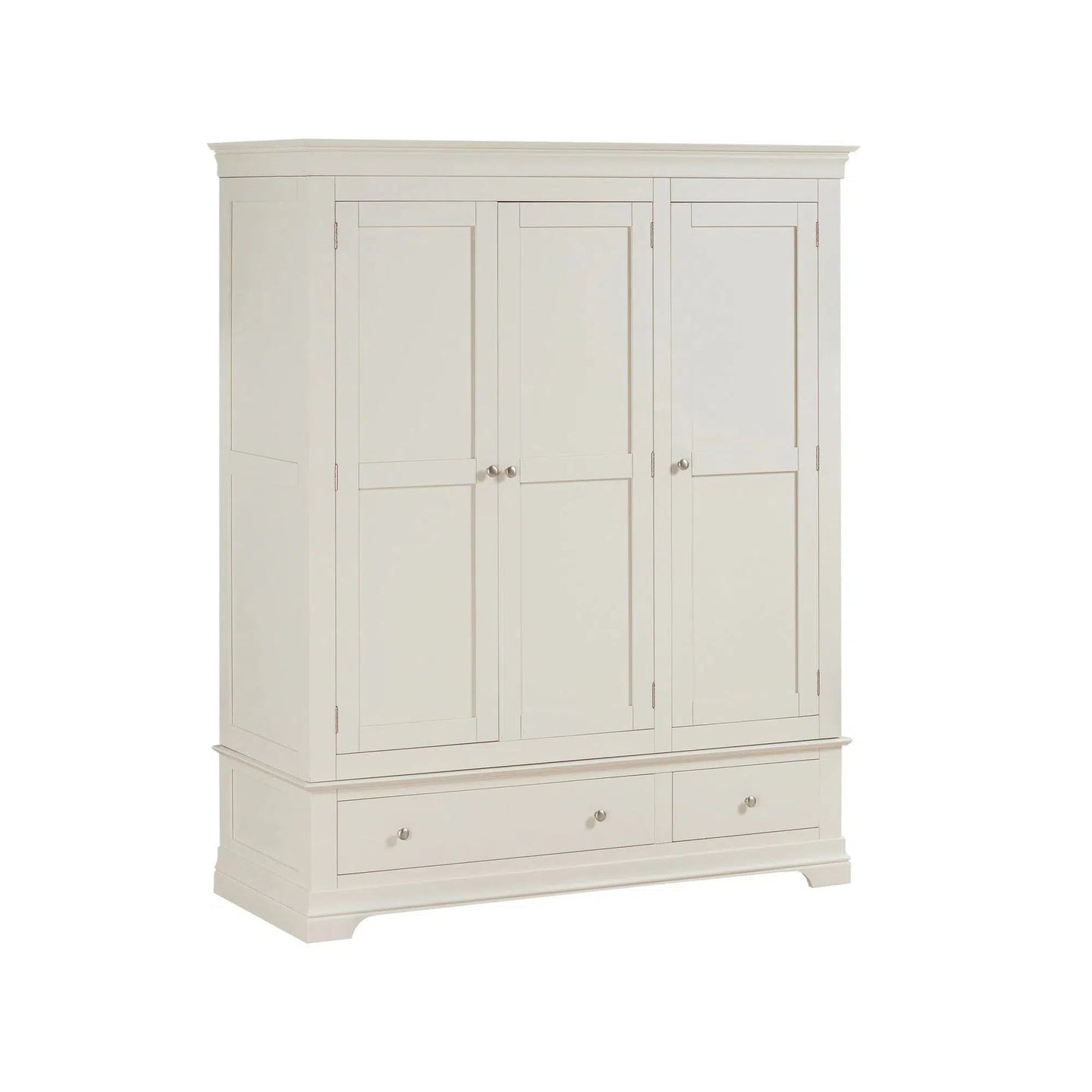 Provence - 3 Door 2 Drawer Wardrobe - Cream