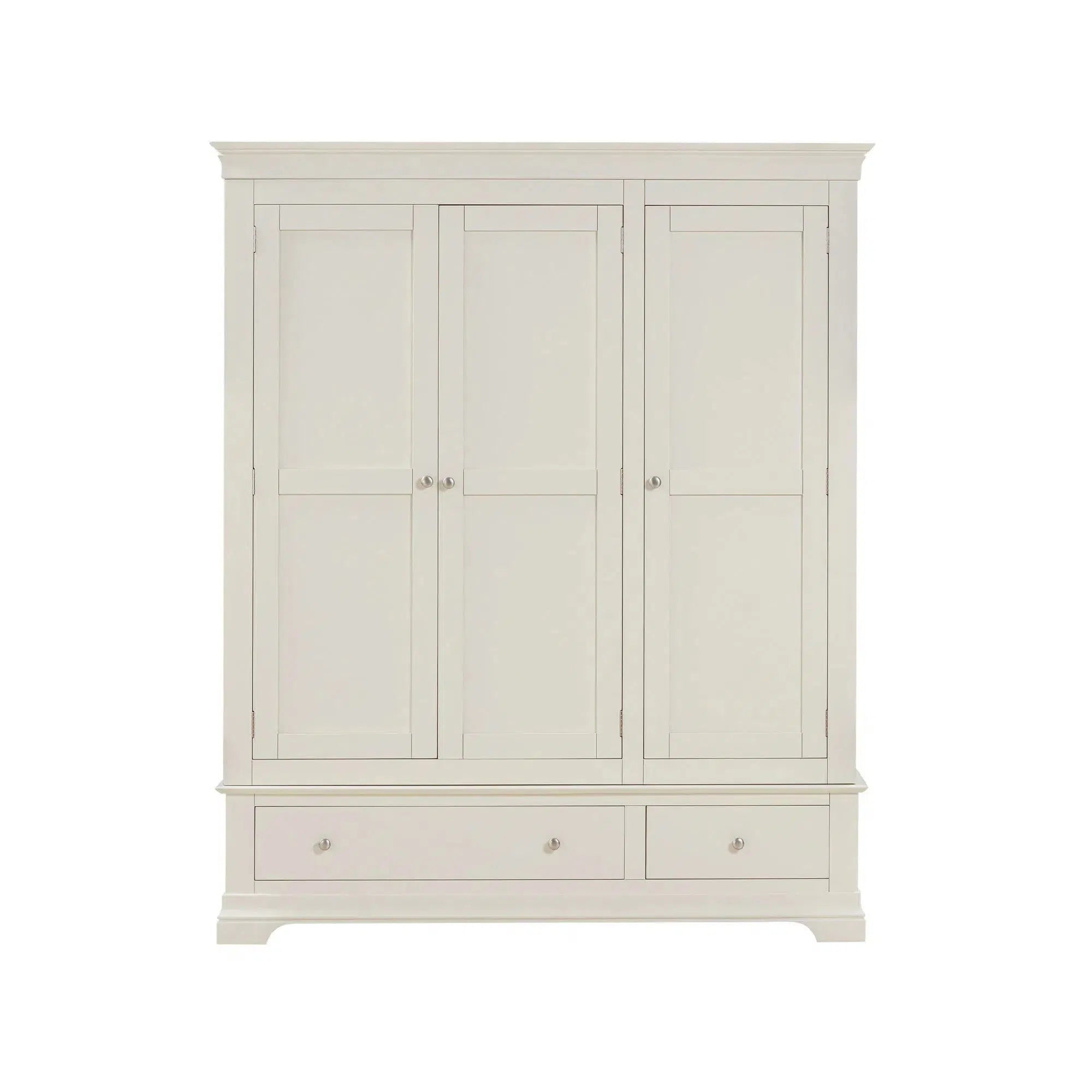 Provence - 3 Door 2 Drawer Wardrobe - Cream