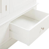 Provence - 3 Door 2 Drawer Wardrobe - White