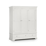 Provence - 3 Door 2 Drawer Wardrobe - White