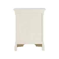 Provence - 3 Drawer Bedside - Cream