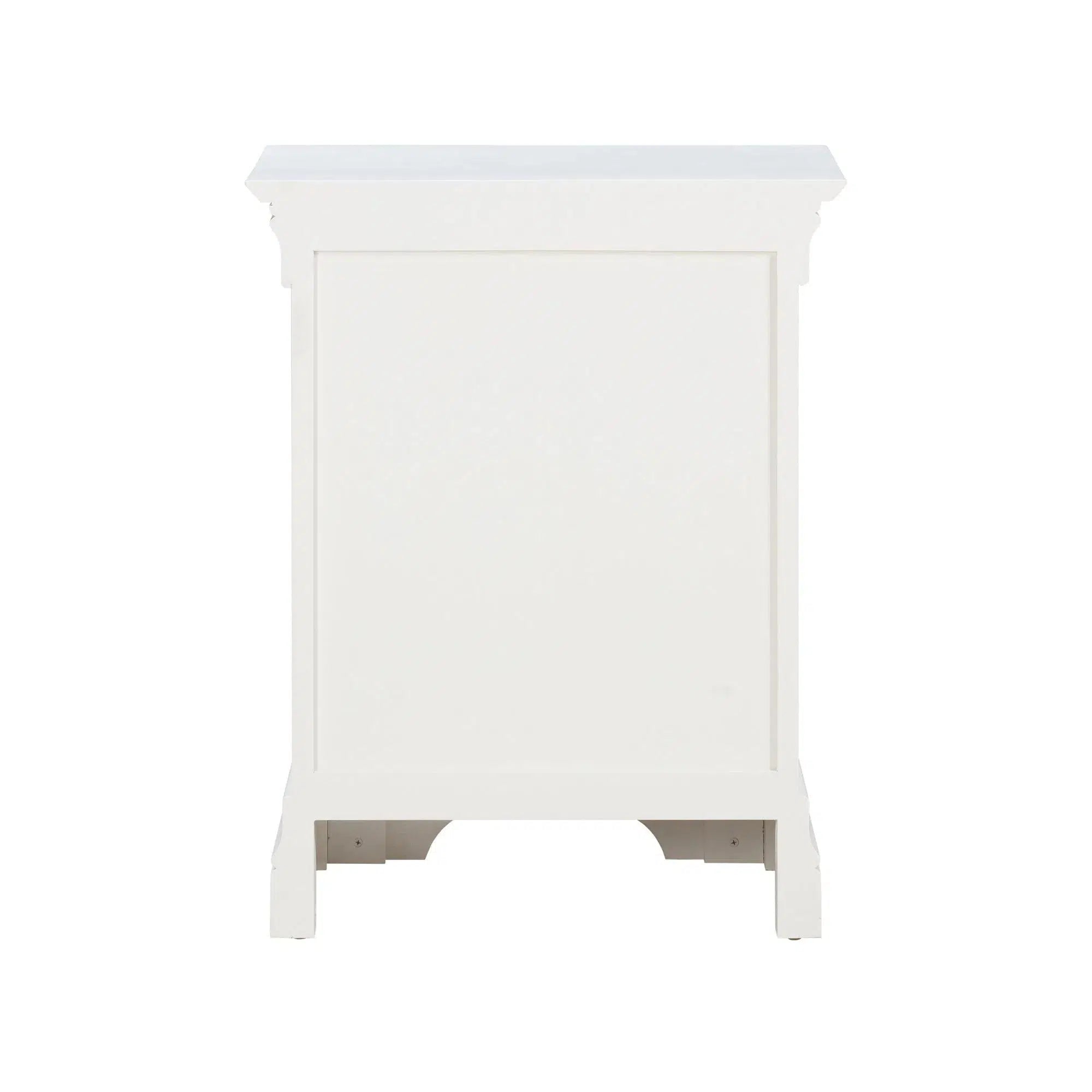 Provence - 3 Drawer Bedside - White