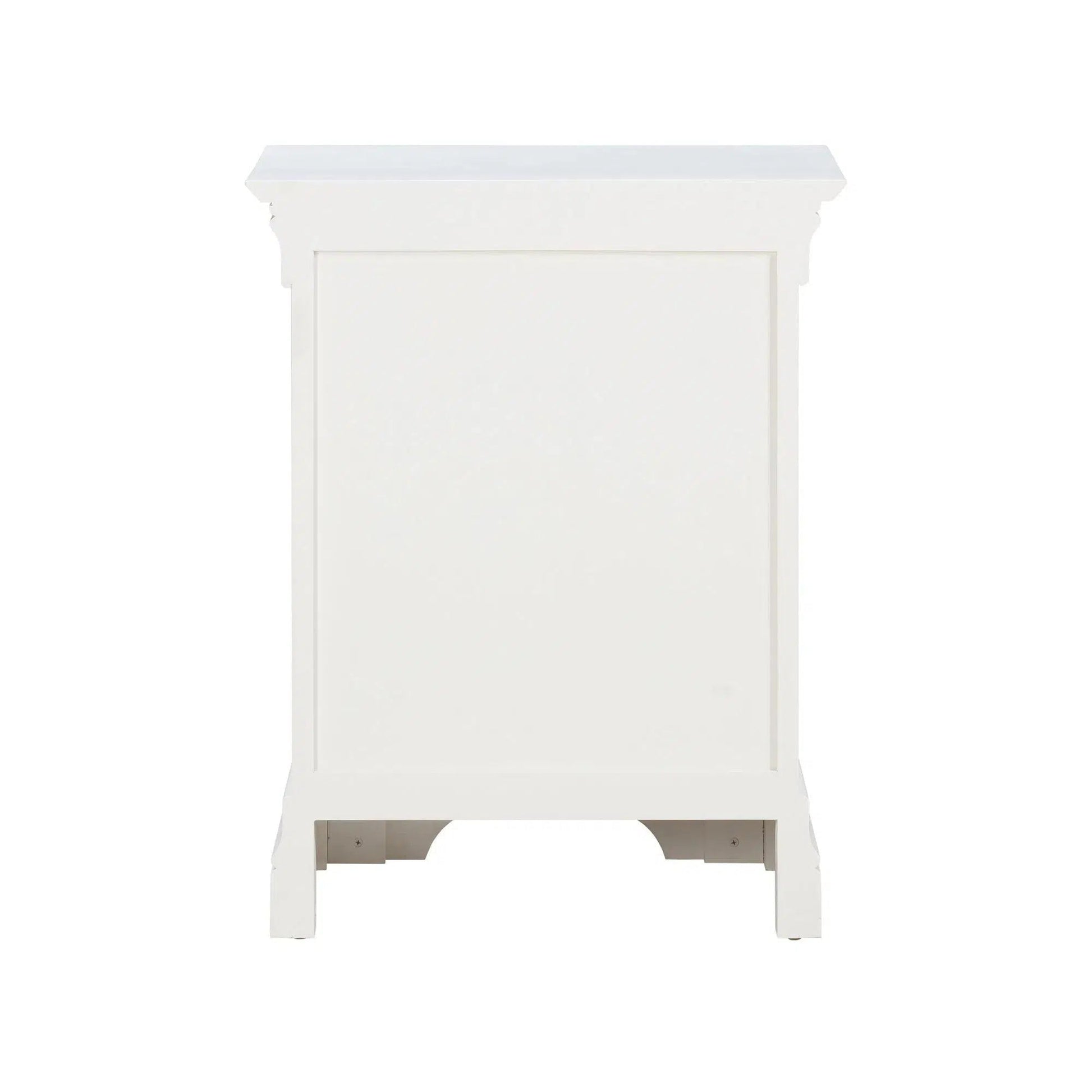 Provence - 3 Drawer Bedside - White