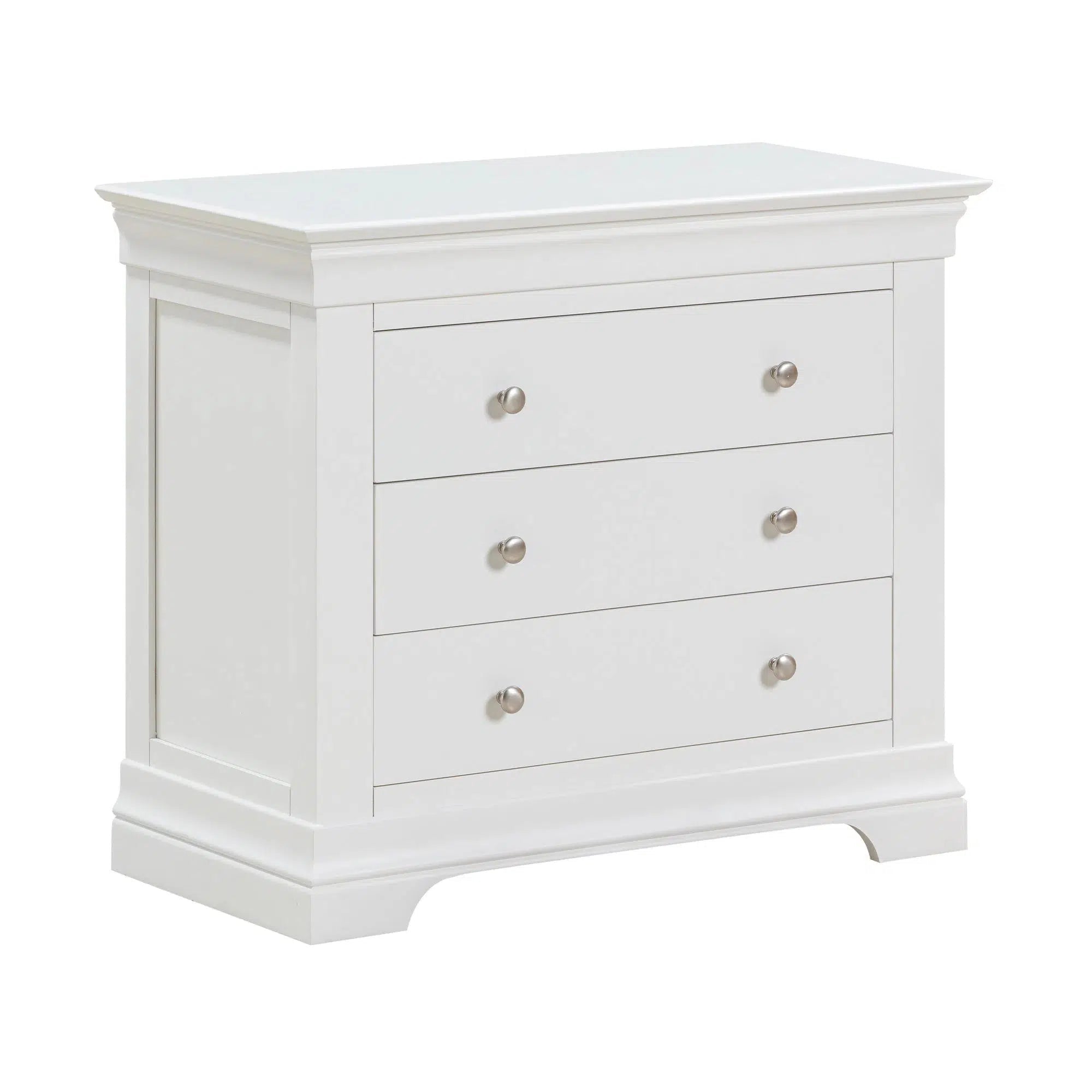 Provence - 3 Drawer Chest - White