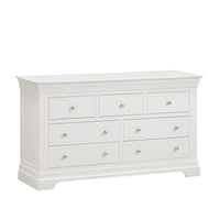 Provence - 3 Over 4 Drawer Chest - White