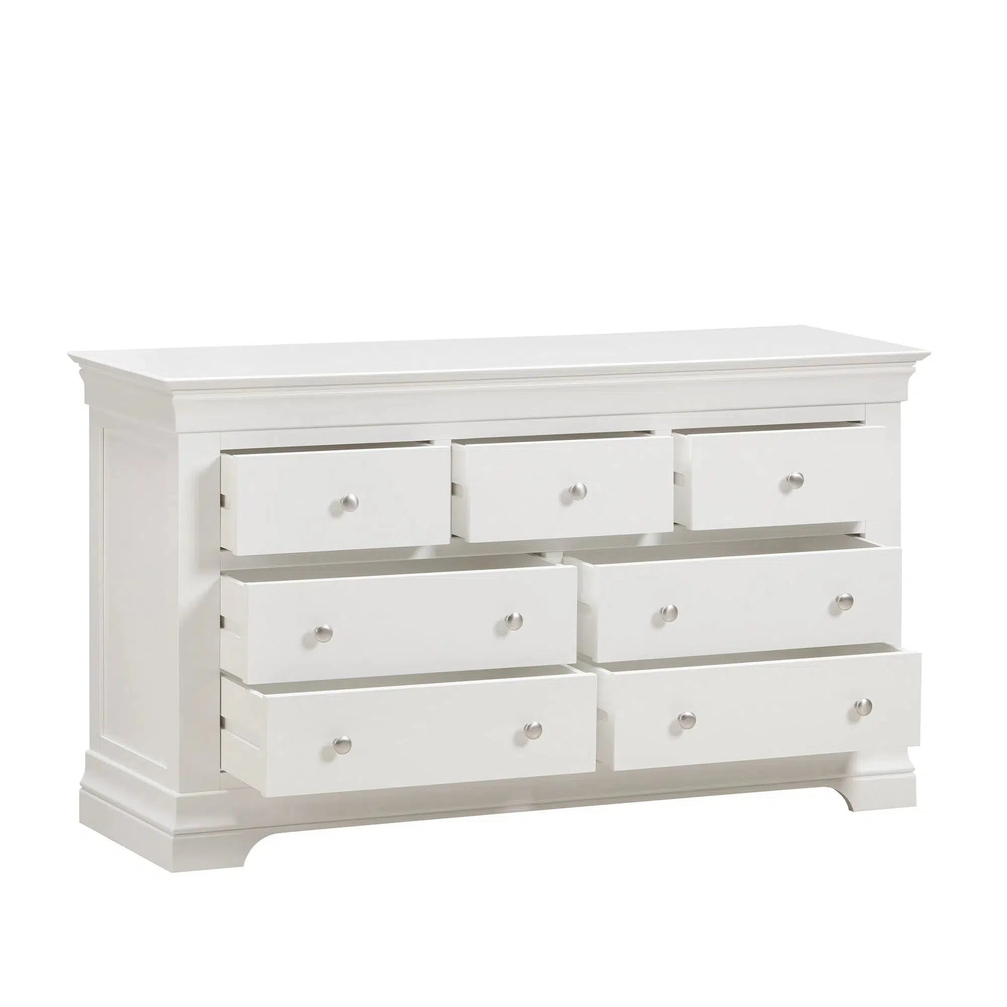 Provence - 3 Over 4 Drawer Chest - White