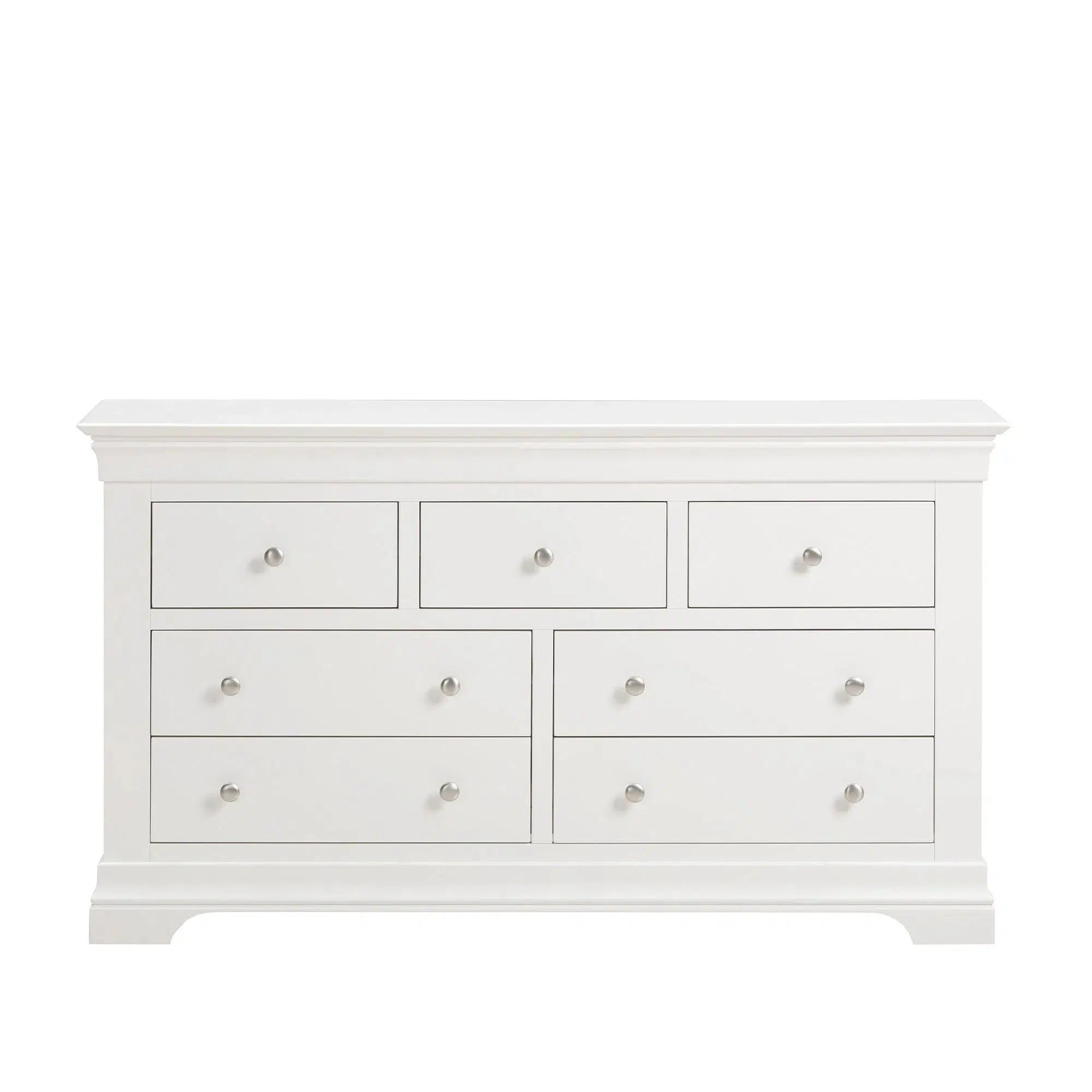 Provence - 3 Over 4 Drawer Chest - White