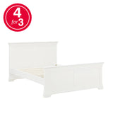 Provence - Double Bed- White