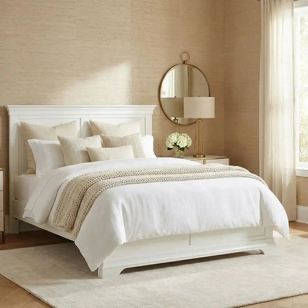 Provence - King Bed - Cream