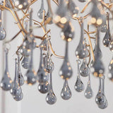 Raphael - Branch Chandelier With Glass Droplets