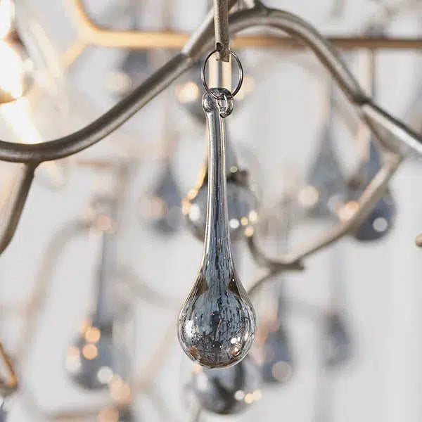 Raphael - Branch Chandelier With Glass Droplets