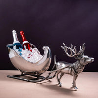 Reindeer and Sleigh Bottle Holder