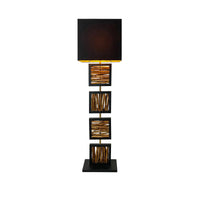 Rema Floor Lamp with Rectangular Lamp Shade