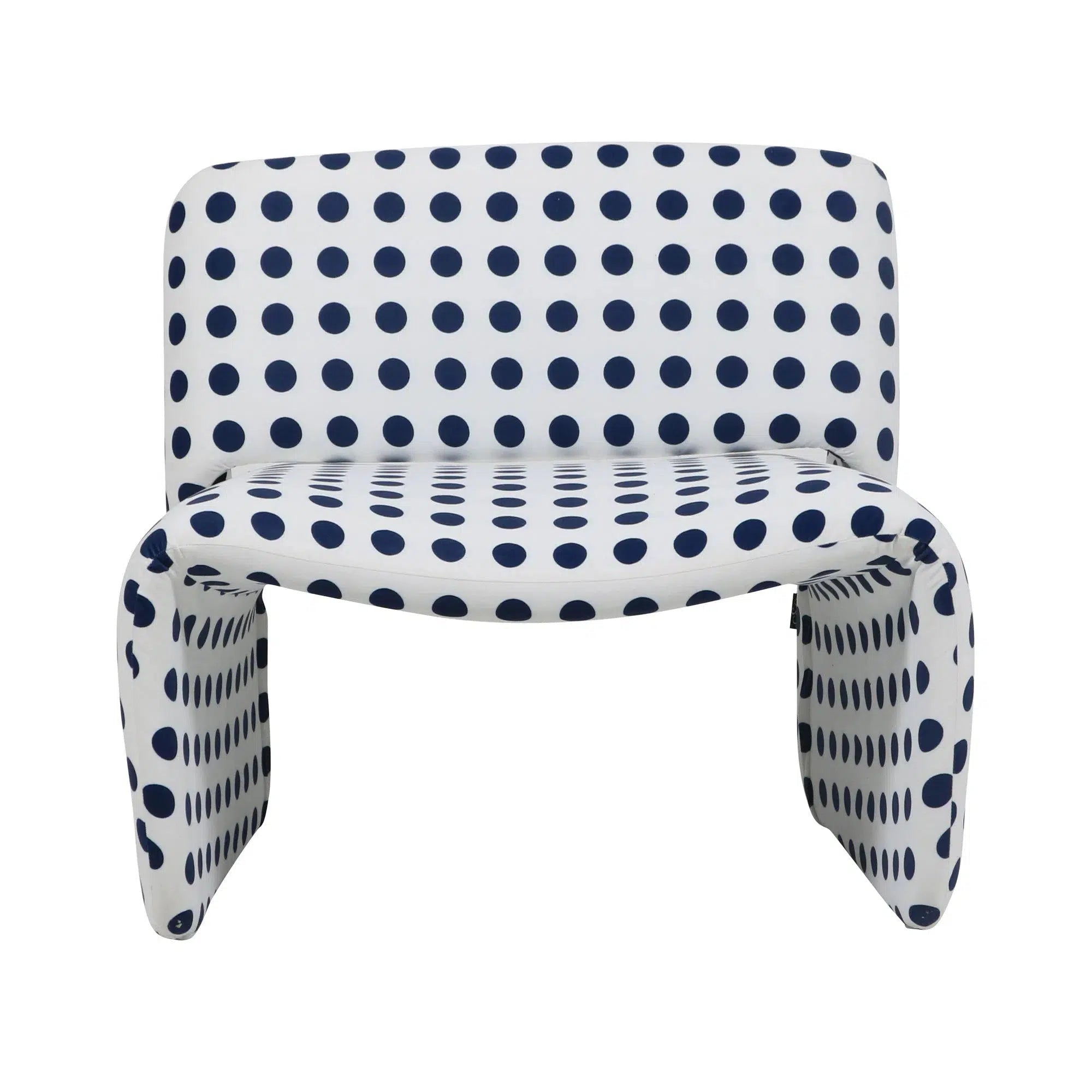 Reynolds - Blue Polka Dot Accent Chair