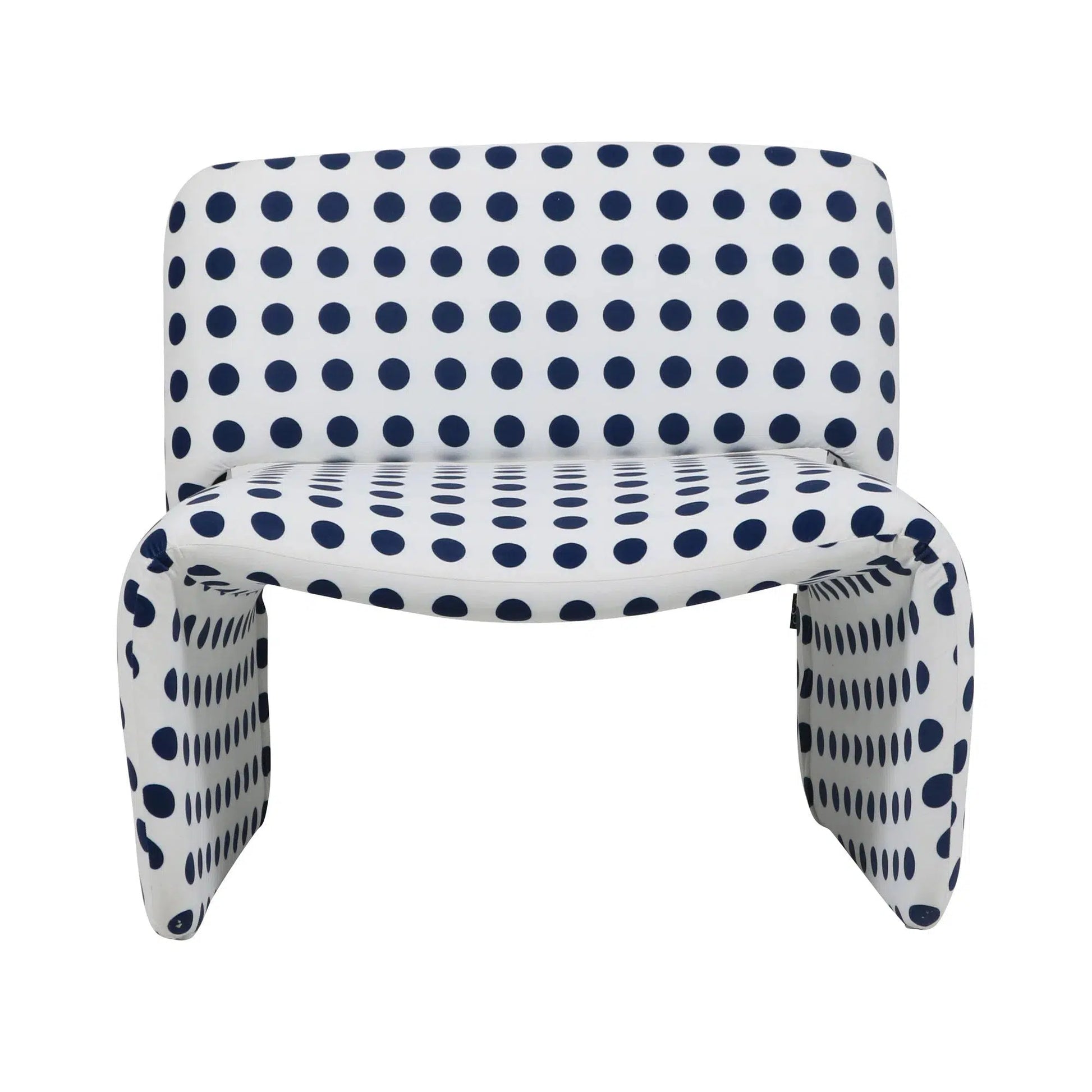 Reynolds - Blue Polka Dot Accent Chair