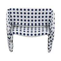 Reynolds - Blue Polka Dot Accent Chair