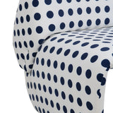 Reynolds - Blue Polka Dot Accent Chair