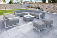 Riviera Outdoor Garden Set 10 - Light Grey